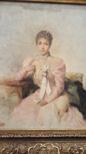Portrait d'une dame en rose - Théobald Chartran